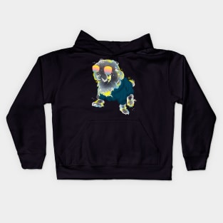 cute poodle water color Kids Hoodie